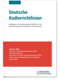 Abbildung von: Deutsche Kodierrichtlinien Version 2026 - Deutscher Ärzteverlag
