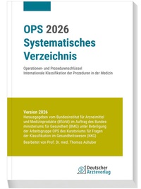 Abbildung von: OPS 2026 Systematisches Verzeichnis - Deutscher Ärzteverlag