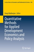 Cover: Quantitative Methods for Applied Development Economics and Policy Analysis - Springer