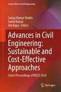 Cover: Advances in Civil Engineering: Sustainable and Cost-Effective Approaches - Springer