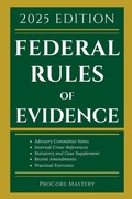Cover: Federal Rules Of Evidence 2025 Edition - IngramSpark
