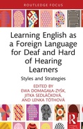 Cover: Learning English as a Foreign Language for Deaf and Hard of Hearing Learners - Routledge