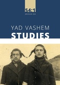 Cover: Yad Vashem Studies 54:1 - Yad Vashem Publications