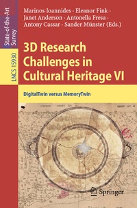 Abbildung von: 3D Research Challenges in Cultural Heritage VI - Springer