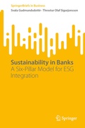 Cover: Sustainability in Banks - Springer