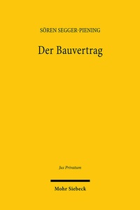 Abbildung von: Der Bauvertrag - Mohr Siebeck