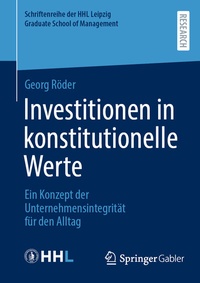 Abbildung von: Investitionen in konstitutionelle Werte - Springer Gabler