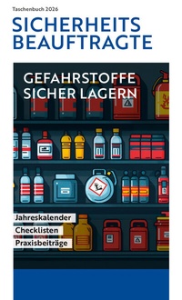 Abbildung von: Taschenbuch Sicherheitsbeauftragte - Ausgabe 2026 - Universum Verlag