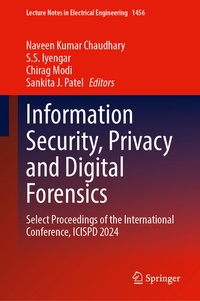 Abbildung von: Information Security, Privacy and Digital Forensics - Springer