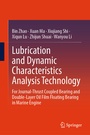 Cover: Lubrication and Dynamic Characteristics Analysis Technology - Springer