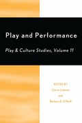 Cover: Play and Performance - University Press of America