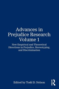 Enlarge image Cover: Advances in Prejudice Research Volume 1 - Routledge
