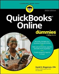 Enlarge image Cover: QuickBooks Online For Dummies, 2026 Edition - Wiley-Scrivener