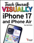 Cover: Teach Yourself VISUALLY iPhone 17 and iPhone Air - Wiley