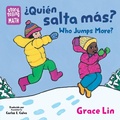 Cover: &iquest;Qui&eacute;n salta m&aacute;s? / Who Jumps More? (Spanish Bilingual Edition) - Charlesbridge