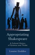 Cover: Appropriating Shakespeare - Fairleigh Dickinson University Press,U.S.