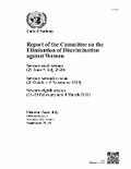 Cover: Report of the Committee on the Elimination of Discrimination Against Women, Seventy-sixth Session - United Nations
