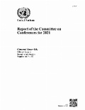 Cover: Report of the Committee on Conferences for 2021 - United Nations
