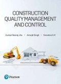 Cover: Construction Qulaity Management and Control - Pearson Education India