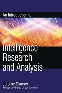 Enlarge image Cover: An Introduction to Intelligence Research and Analysis - Scarecrow Press