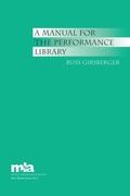 Cover: A Manual for the Performance Library - Scarecrow Press