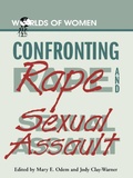 Cover: Confronting Rape and Sexual Assault - Rowman & Littlefield Publishers