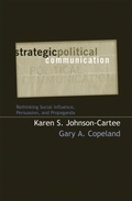 Cover: Strategic Political Communication - Rowman & Littlefield Publishers