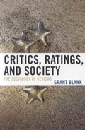 Cover: Critics, Ratings, and Society - Rowman & Littlefield Publishers