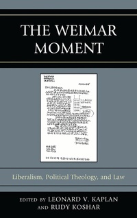 Enlarge image Cover: The Weimar Moment - Lexington Books