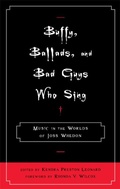 Cover: Buffy, Ballads, and Bad Guys Who Sing - Scarecrow Press