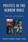 Cover: Politics in the Hebrew Bible - Jason Aronson, Inc.