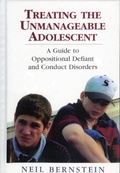 Cover: Treating the Unmanageable Adolescent - Jason Aronson, Inc.