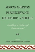 Cover: African American Perspectives on Leadership in Schools - Rowman & Littlefield Education