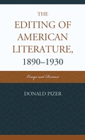 Cover: The Editing of American Literature, 1890-1930 - Scarecrow Press