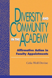 Enlarge image Cover: Diversity and Community in the Academy - Bloomsbury eBooks US
