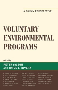 Enlarge image Cover: Voluntary Environmental Programs - Lexington Books