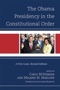 Cover: The Obama Presidency in the Constitutional Order - Rowman & Littlefield Publishers