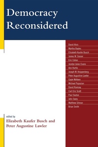 Bild: Democracy Reconsidered - Lexington Books
