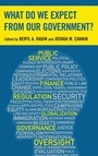 Cover: What Do We Expect from Our Government? - Lexington Books