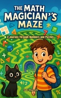 Cover: The Math Magician's Maze. A Journey Through Numbers and Puzzles. - Earth Angel Books