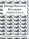 Cover: Editing Historical Documents - Rowman & Littlefield Publishers