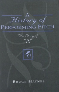 Enlarge image Cover: A History of Performing Pitch - Scarecrow Press