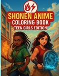 Cover: Shonen Anime Coloring Book - IngramSpark