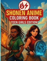 Enlarge image Cover: Shonen Anime Coloring Book - IngramSpark