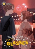 Cover: The Girl I Like Forgot Her Glasses 08 - Square Enix Manga