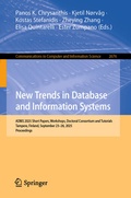 Cover: New Trends in Database and Information Systems - Springer