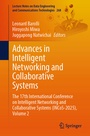 Cover: Advances in Intelligent Networking and Collaborative Systems - Springer