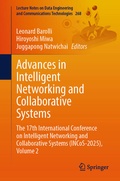Cover: Advances in Intelligent Networking and Collaborative Systems - Springer