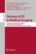 Cover: Fairness of AI in Medical Imaging - Springer