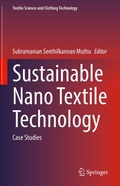 Cover: Sustainable Nano Textile Technology - Springer
